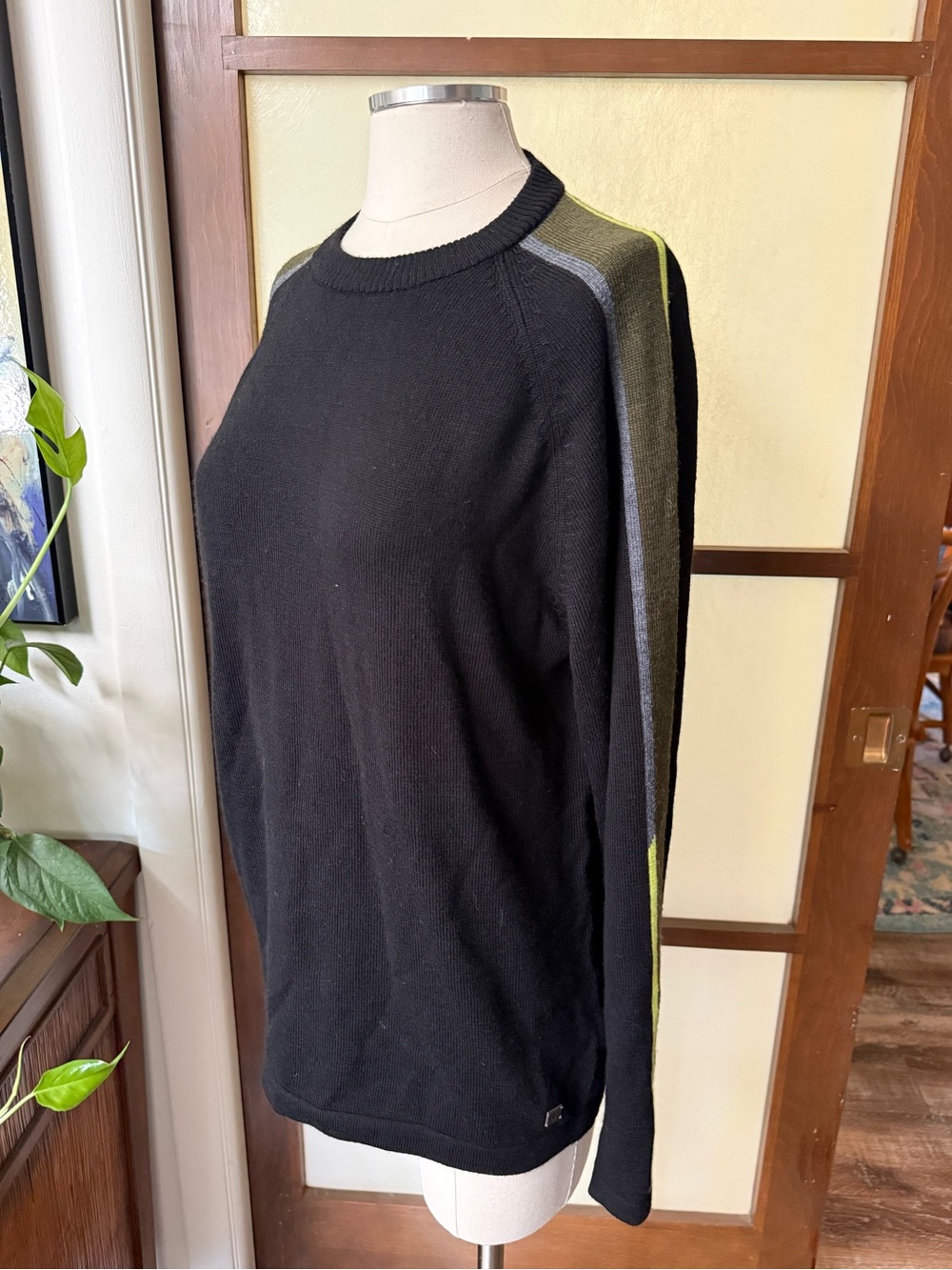 Smartwool Merino Wool Sweater Mens Medium? Black Outdoor Hiking